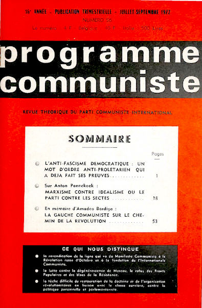 Programme comunisme, n. 56, 1972